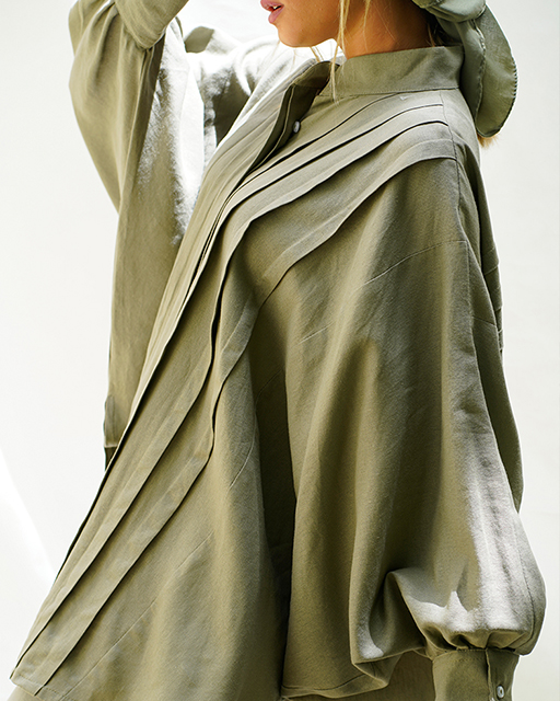 مانتو پیلی دار